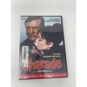 Vtg Charade (DVD 1963 2001) Cary Grant, Audrey Hepburn New Sealed -Free Shipping